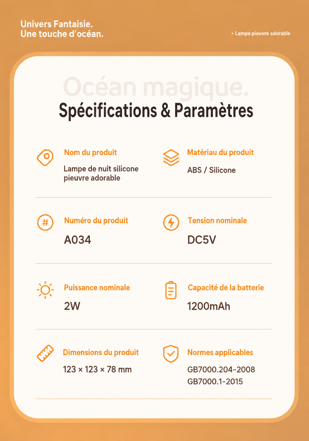 Veilleuse Silicone Pieuvre Créative