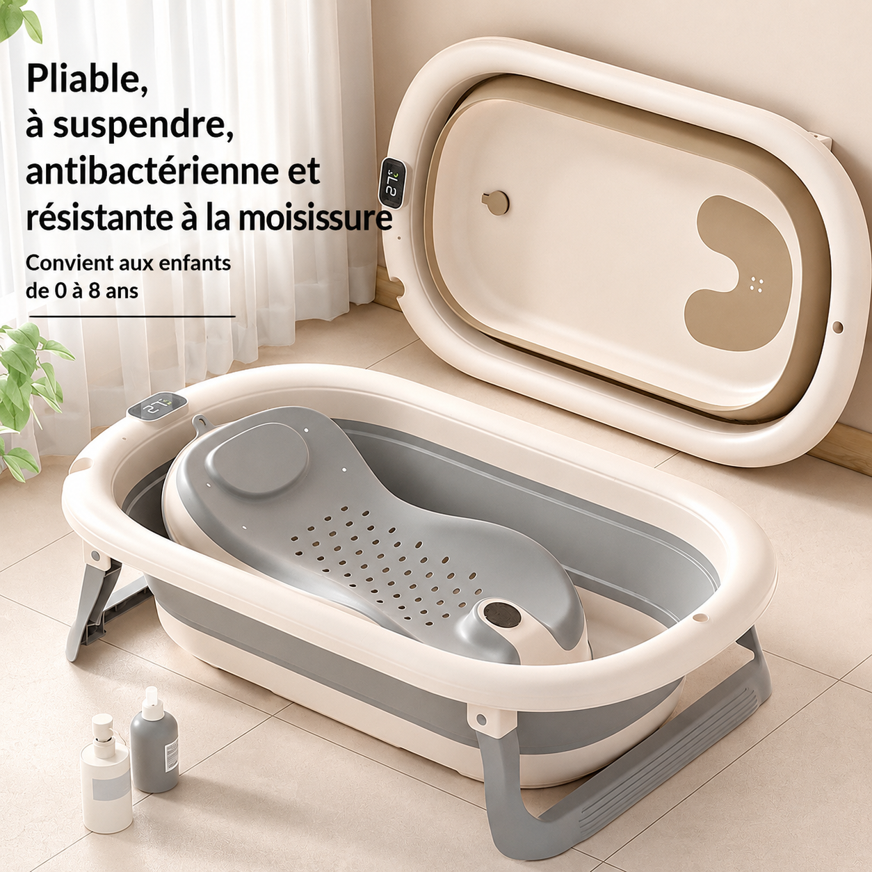 Baignoire Pliable Gain de Plac